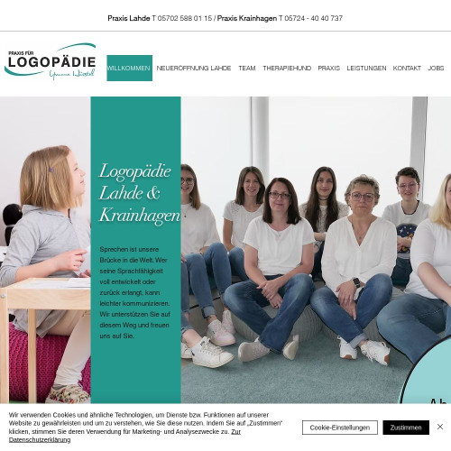 logopaedie-lahde.de